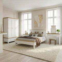 BỘ PHÒNG NGỦ HIGHGATE MÀU TRẮNG 1.8 - Ảnh 5