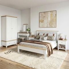 BỘ PHÒNG NGỦ HIGHGATE MÀU TRẮNG 1.6 - Ảnh 4