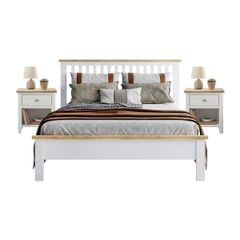 BỘ PHÒNG NGỦ HIGHGATE MÀU TRẮNG 1.8 2 TÁP - Ảnh 3