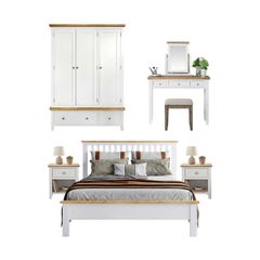 BỘ PHÒNG NGỦ HIGHGATE MÀU TRẮNG 1.8 - Ảnh 4