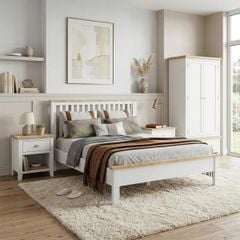 BỘ PHÒNG NGỦ HIGHGATE MÀU TRẮNG 1.8 - Ảnh 4