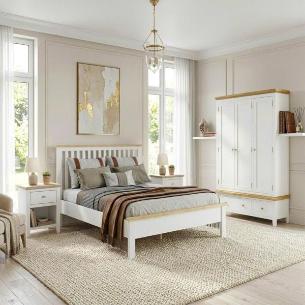 BỘ PHÒNG NGỦ HIGHGATE MÀU TRẮNG 1.8 - Ảnh 14