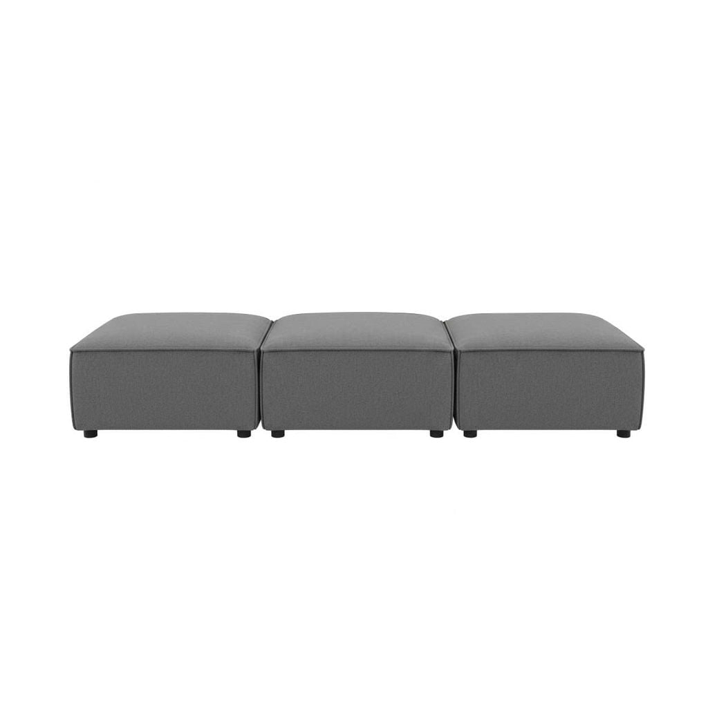 GHẾ SOFA MODULE MÀU XÁM COMBO 3C - Ảnh 3