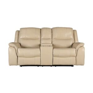 Alternative view of GHẾ SOFA 2 CHỖ DA BÒ CHỈNH CƠ MURRAY