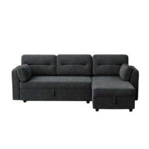 Alternative view of GHẾ SOFA BED GÓC COMPACT MÀU ĐEN